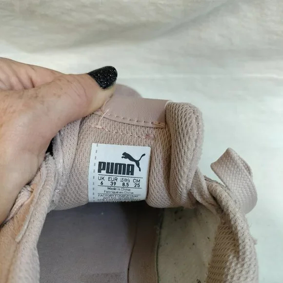 Puma Vikky AOS Sneakers, Pink Suede - Picture 7 of 9